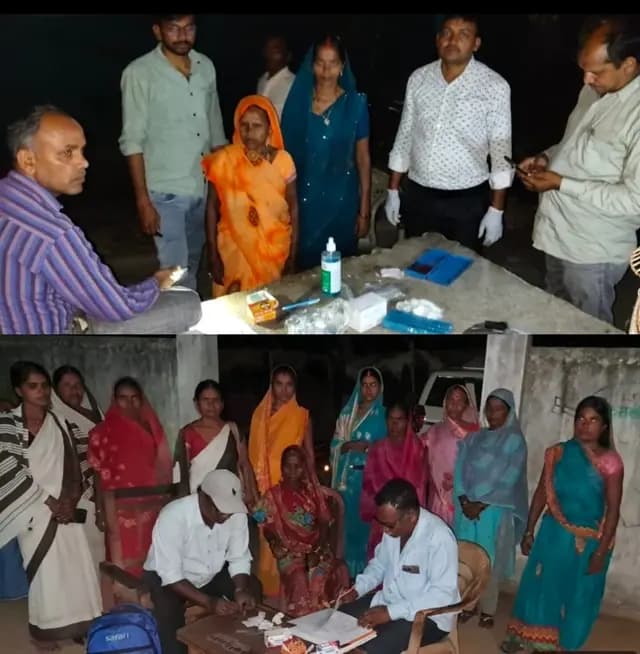 Sonbhadra News : फाइलेरिया पर वार! दुद्धी व चतरा में नाइट ब्लड सर्वे शुरू, घर-घर जाकर हो रही जांच