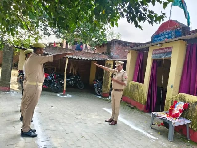 Lakhimpur Kheri news : मूड़ा निजाम चौकी पर धूमधाम से मनाई गई गांधी जयंती