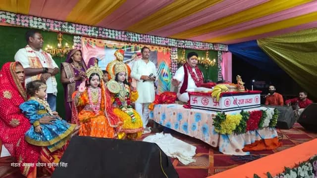 मेडर माता मंदिर में श्रीराम जन्मोत्सव प्रसंग ने श्रद्धालुओं को किया भावविभोर
